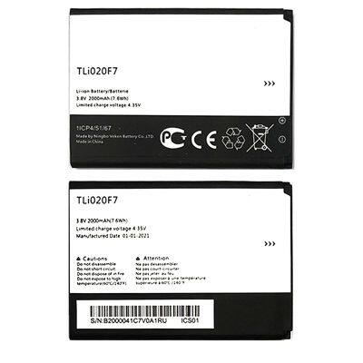 Replacement Batteries 2000mah Battery For ALCATEL TLi020F1 5010 Cell Phone Spare Parts