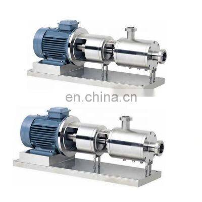 Lab Three Stage high shear mixing Emulsifier pump with CE certification