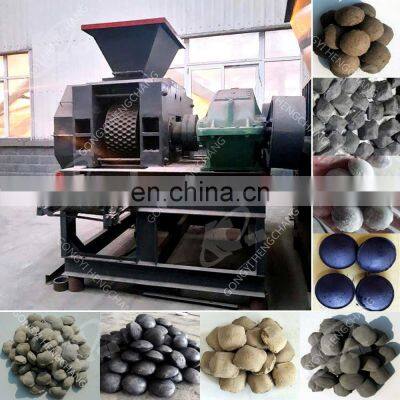 Factory Price Wet Dry Ore Powder 7-9t/H Mineral BBQ Pillow Shape Ball Press Small Charcoal Briquette Making Machine