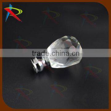 Crystal glass finials for chrome curtain rods from hardware maunfacturer in 2016