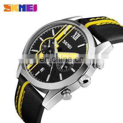 SKMEI 9148 leather quartz watches singapore movement quartz watch sr626sw