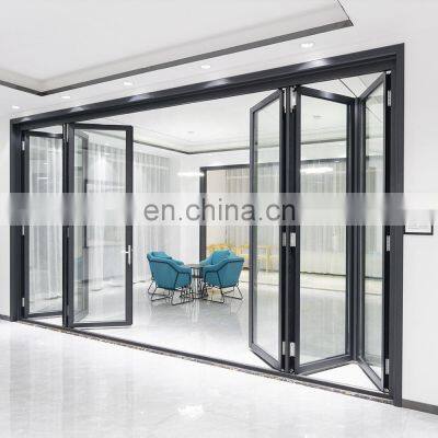 Bulk Order French style commercial aluminum bi folding glass door Exterior glass door