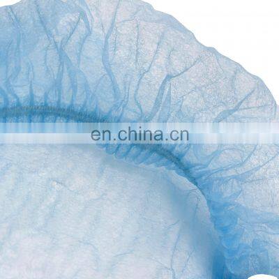 Non Woven Disposable Bouffant Cap With Hair Nets Food Industry Safety Item photo-4