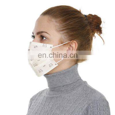 Custom blue 3 ply CE certified BFE 99% wholesale mouth covering disposable printed surgical face mask