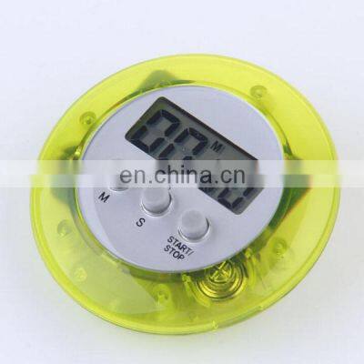 Round Shape Mini LED Electrical Kitchen Digital Timer for Cooking