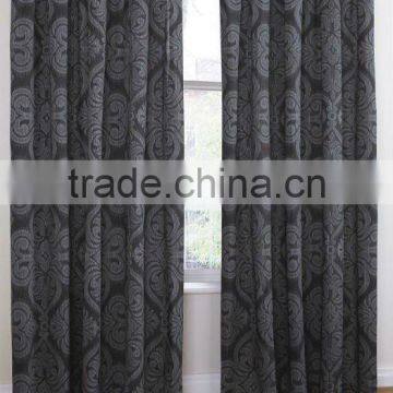 luxury pencel pleat jacquard curtains