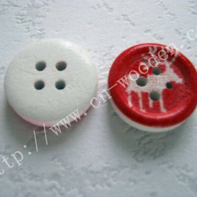 wooden button