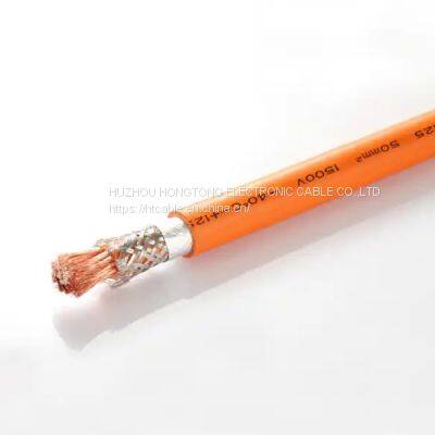Ev Charging Cable 25mm2 --- 70mm2 Orange 1000/1500V Double Insulated HV Cable Electric Vehicle Shielded Cable