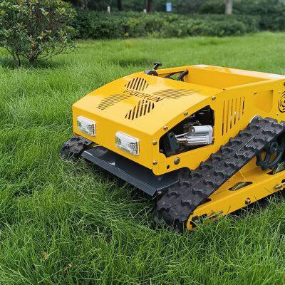 EPA gasoline powered engine zero turn fast weeding remotely controlled weed crawler mower