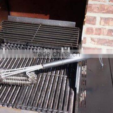 18 Inch Stainless Steel Grill Clean Brush With Bonus Silicone Glove and Food Service Tongs Set Popular Barbecue Tool Set photo-4