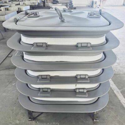 12V Steel Deck Hatch Cover Embedded Watertight Hollow Sound-Proof Marine Piston for Marine Applications photo-4