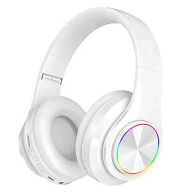 Portable Foldable Wireless Gaming Headset LED Sports Earphones With Hi-Fi Sound DH Microphone In-Ear Over-Ear Gamers Headphones photo-3