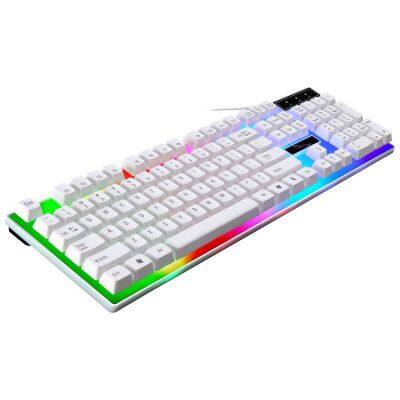 Hot Selling Colorful  Led Hybrid Backlit Mechanical Keyboard Switches RGB 104 Keys Waterproof Gaming Mechanical Keyboards