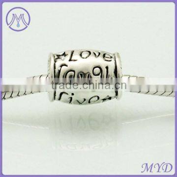 Mother's Day 925 Sterling Silver Live Love Laugh Star Bead Charms for European Bracelet photo-3