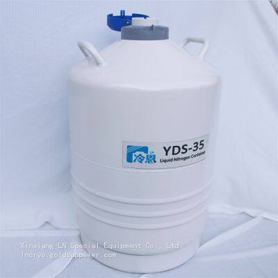 Ln2 Dewar Vessels for Genetic Testing Samples with Yds-35-80 in Medical Labs