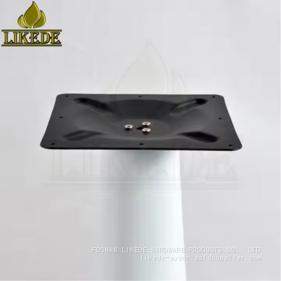 Luxury Modern Brushed Rose Gold Metal Round Rose Gold Stainless Steel Dining Table Base Furniture Legs photo-2