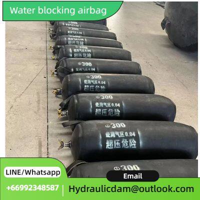 Closed water test, thickened rubber airbag, municipal pipeline water blocking airbag, inflatable airbag