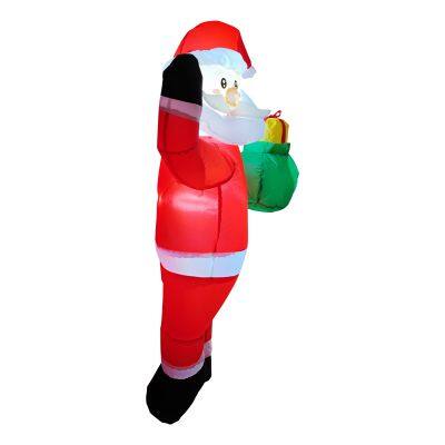 Inflatable Santa Claus With Inflatable Snow Globe – Perfect for Xmas Decor photo-4