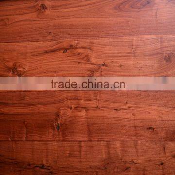 Royal Black Walnut Smooth Engineered Professional Tianjin Solid Wood Flooring