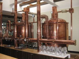 Copper Brewing System for Microbreweries With Fermentation Control Panel photo-4