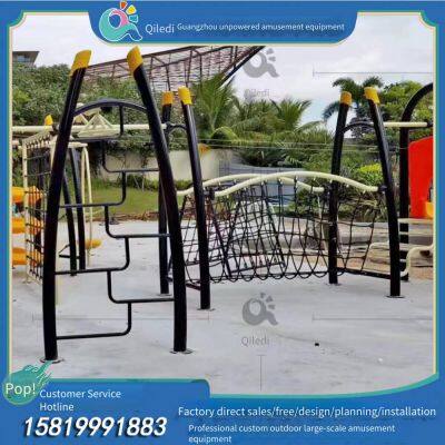 Индивидуально изготовленные большие нержавеющие стальные горки, оборудование для наружных площадок детских садов, наружное безмоторное игровое оборудование для детей в парках