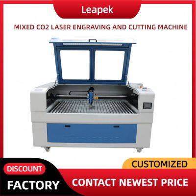 Auto Focus Mixed Non-Metal and Metal CO2 Laser Cutting Machine With Automatic Up&Down Table photo-4