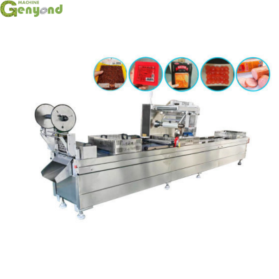 Fully Automatic Stretch Film Vaccum Packing Machine Tea Desktop Kimchi Vacuum Packing Machine Coffee Vacuum Food Sealers