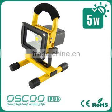 2014 Hot Now, Rechargeable Flood Light 5W so Convenient Led Floodlight Emergency Lamp From OSCAR LED photo-3
