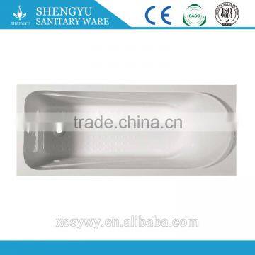 SY-2011 white cheap acrylic bathtub