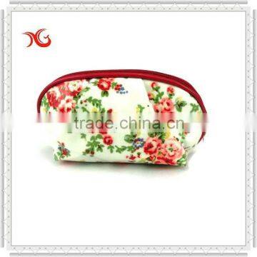 laminated canvas cosmetic bag