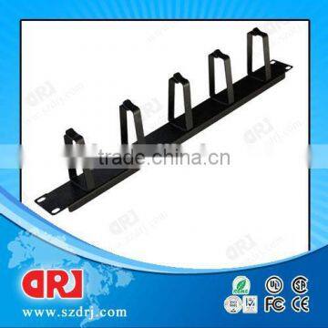 cable making equipment 2 U metal D-ring Horizontal Surface Cable Management