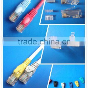 pvc/lsoh grey, blue patch cord test Rj45 cat6a utp