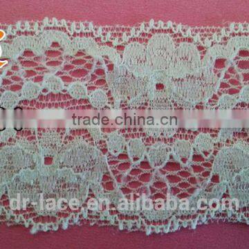 2015 new fashion lace 5 cm elastic lace trim cord lace