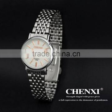 2015 Best Luxury Fashion Couple Lover Wrist Watch ,Noble Japan Movement Quartz Stainless Steel Watch For Wholesale CX-026AM&LS-R