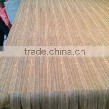 3.6mm natural Burma teak plywood hardwood core fancy veneer plywood Q/C C/C for Iraq