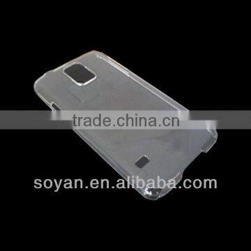 refreshing transparent Ultra-slim PC case for Galaxy S5 i9600