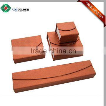 Custom envelope shape magnetic jewelry box