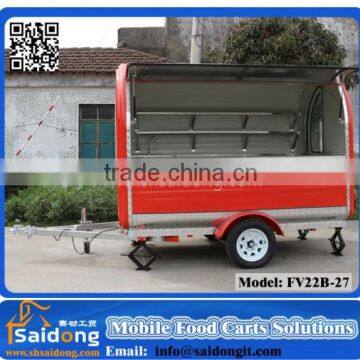 Commercial Street mobile Customized food truck fast food van mobile food trailer