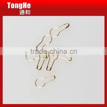 Golden Iron pear shaped safety pin