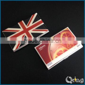 Stainless Steel Name Card Case With Epoxy Logo photo-2