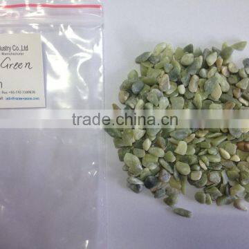 Dandong green 6-8mm pebble stone