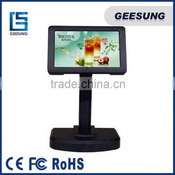 7 inch usb interface letters pictures displaying pos lcd customer display