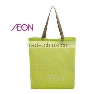 Fashion reusable cheap nylon foldable shopping bag