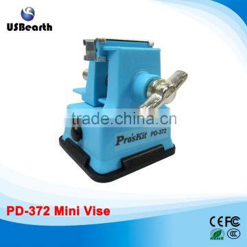 Hot sell Original Pro'skit PD-372 Mini Vise Bench working table Vice Bench for DIY Jewelry Craft mould Fixed Repair Tool