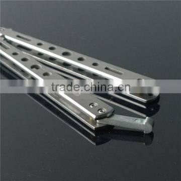 Hot Cheapest Practice Butterfly Muti Functional Metal Balisong Trainer Training Knife Tool Free Shipping photo-3