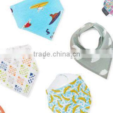 Wholesale Bandana Baby Bib's Printed