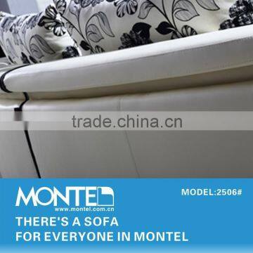 Bordeaux Natural Half Moon Leather Sofa photo-6