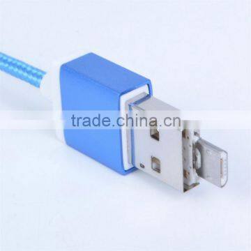 New Arrival Aluminium Alloy USB Data Cable for Mirco Usb Otg Cable / Braided Usb Charging Cable photo-4