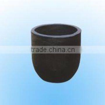 High temperature graphite crucible for melting iron, aluminum and alloys