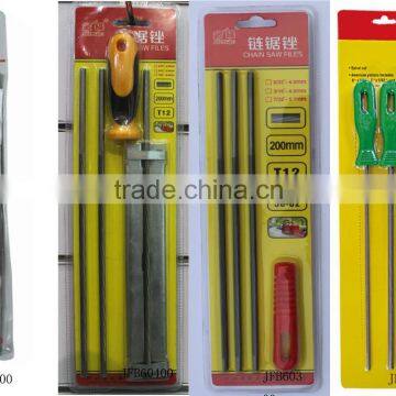 Flat and Round Chain Saw Files Filing Work Tool Chain Rakers